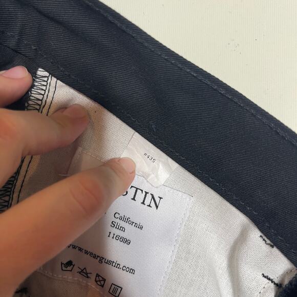 Gustin #435 CLASSIC TWILL 5 POCKET - BLACK - Picture 9 of 10